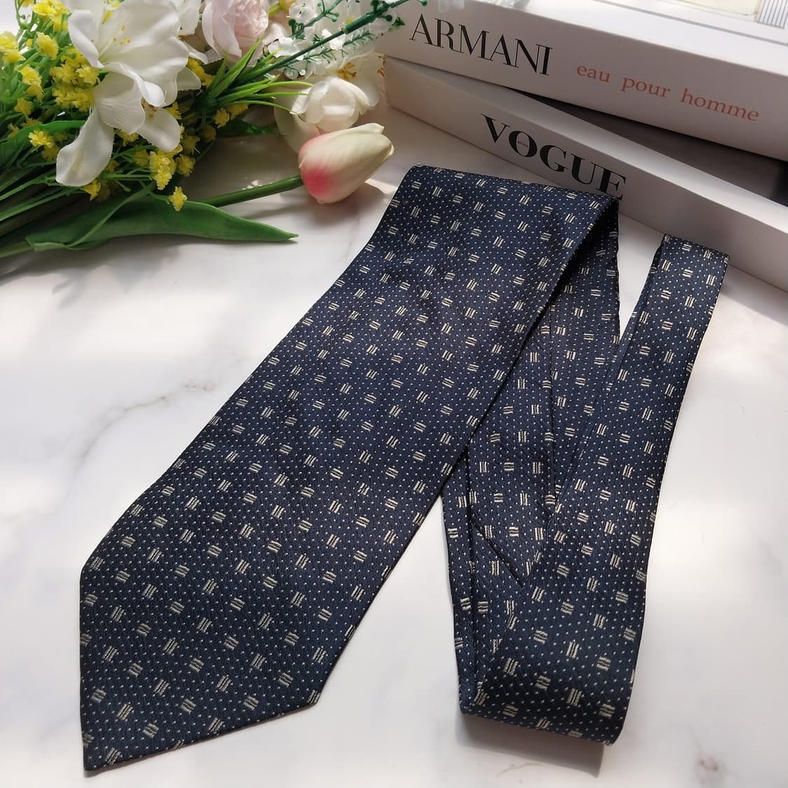 조르지오 아르마니 실크 자카드 넥타이 9.5cm A+등급 K708
 상품이미지4
