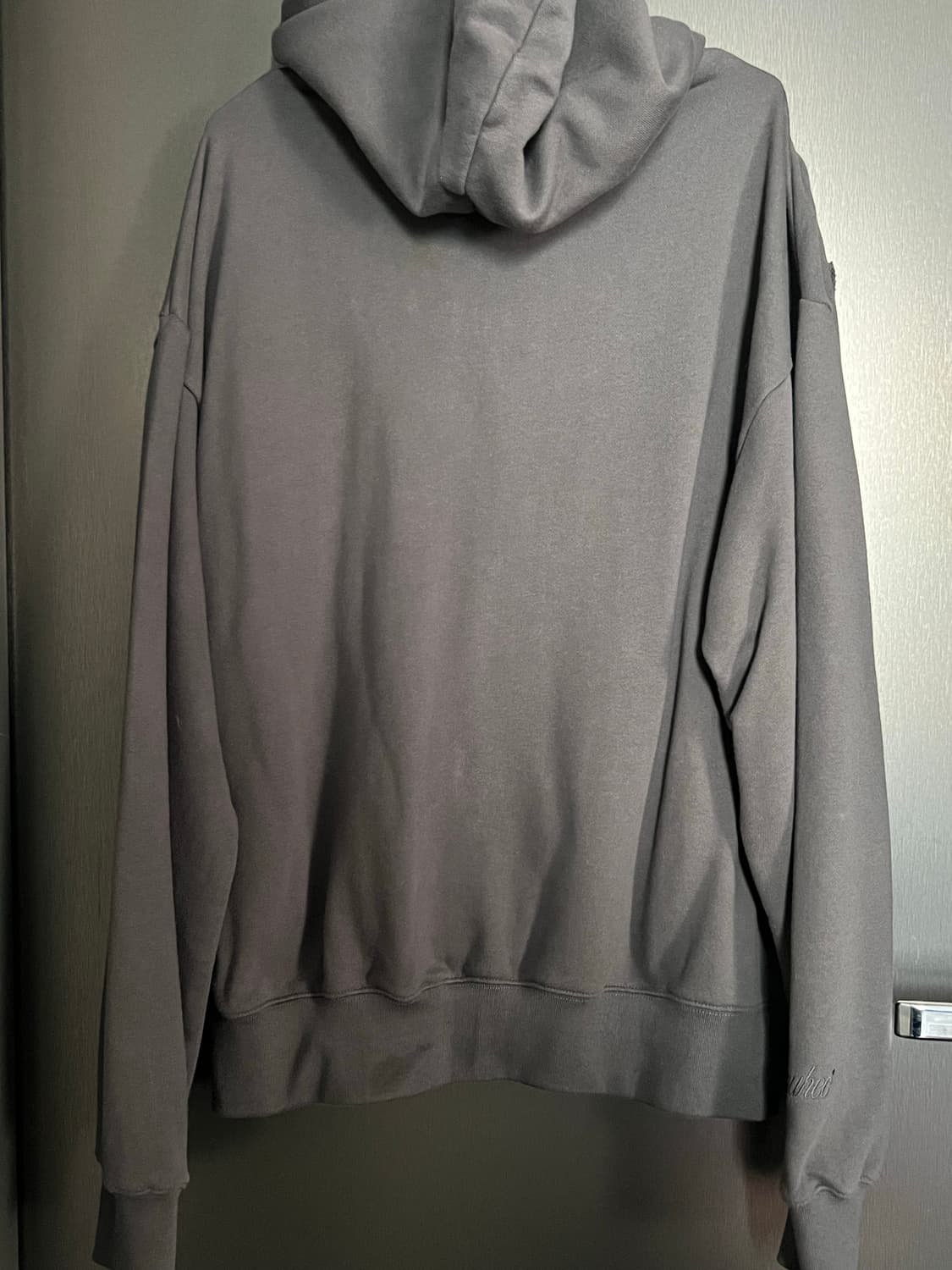 유희 리본 후드집업 차콜 Free 상품이미지4