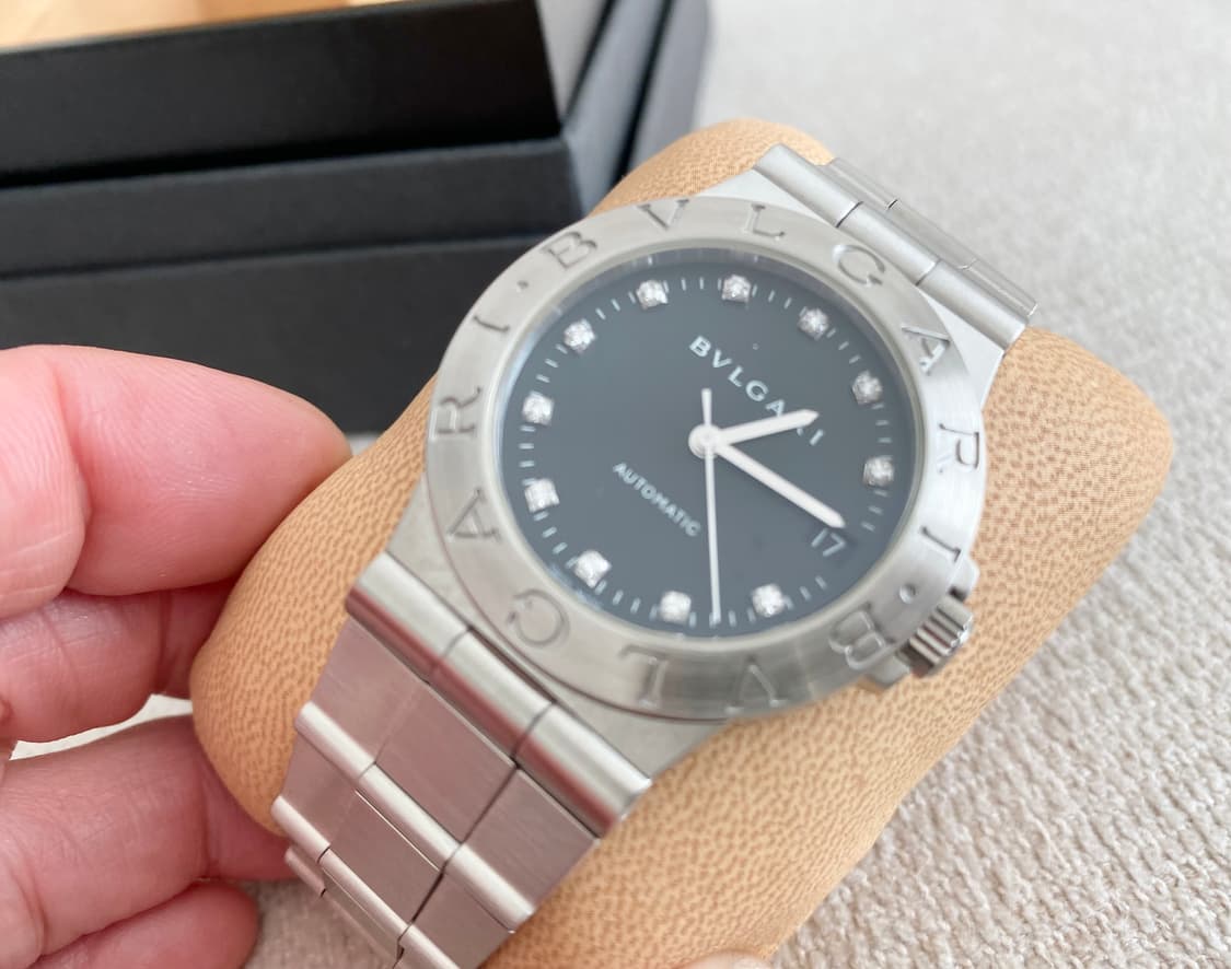 불가리 디아고노 LCV35 다이아 11P 남성용 35mm 미듐  오토메틱 상품이미지6