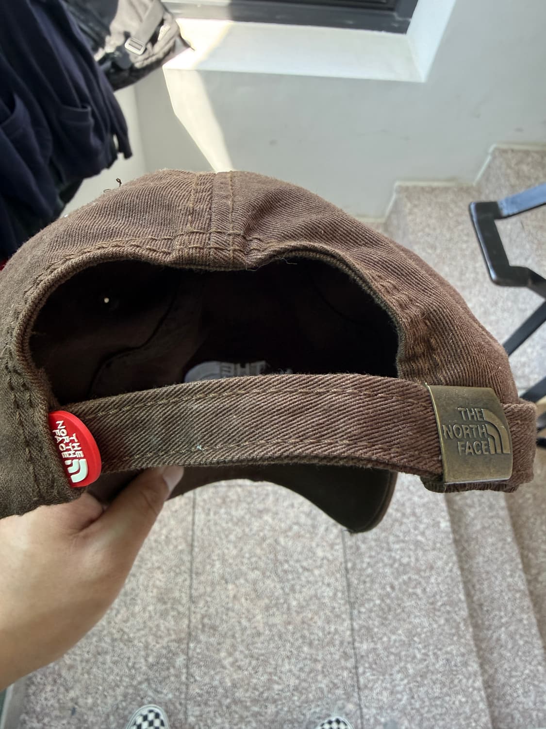 노스페이스 브라운 디스트레이트 볼캡 os 상품이미지8