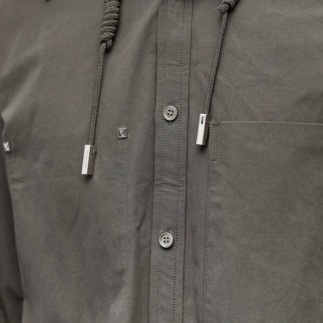 우영미 후드 오버셔츠 자켓 48 (후드탈부착가능) 상품이미지5