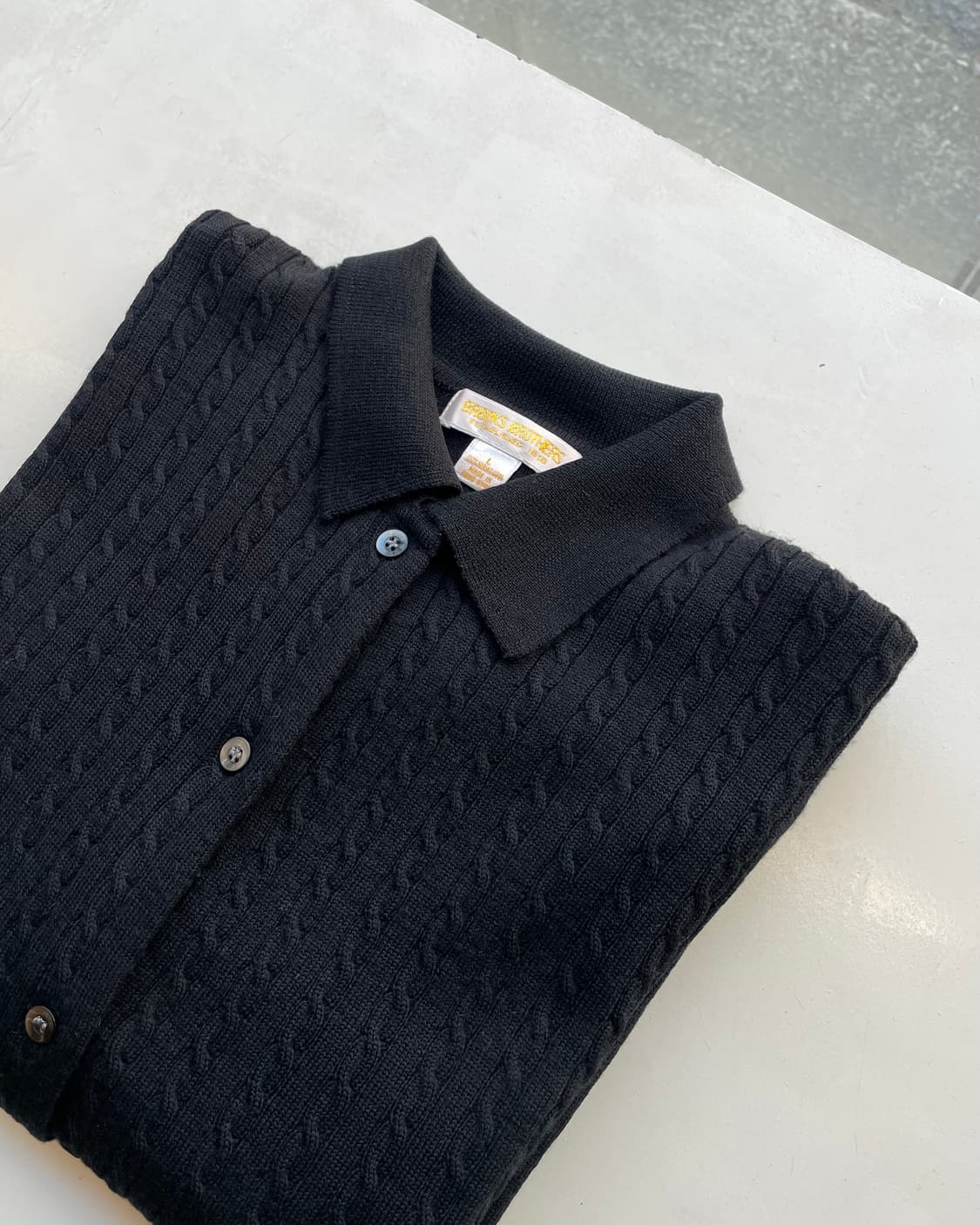 Brooks Brothers wool cable cardigan  상품이미지10