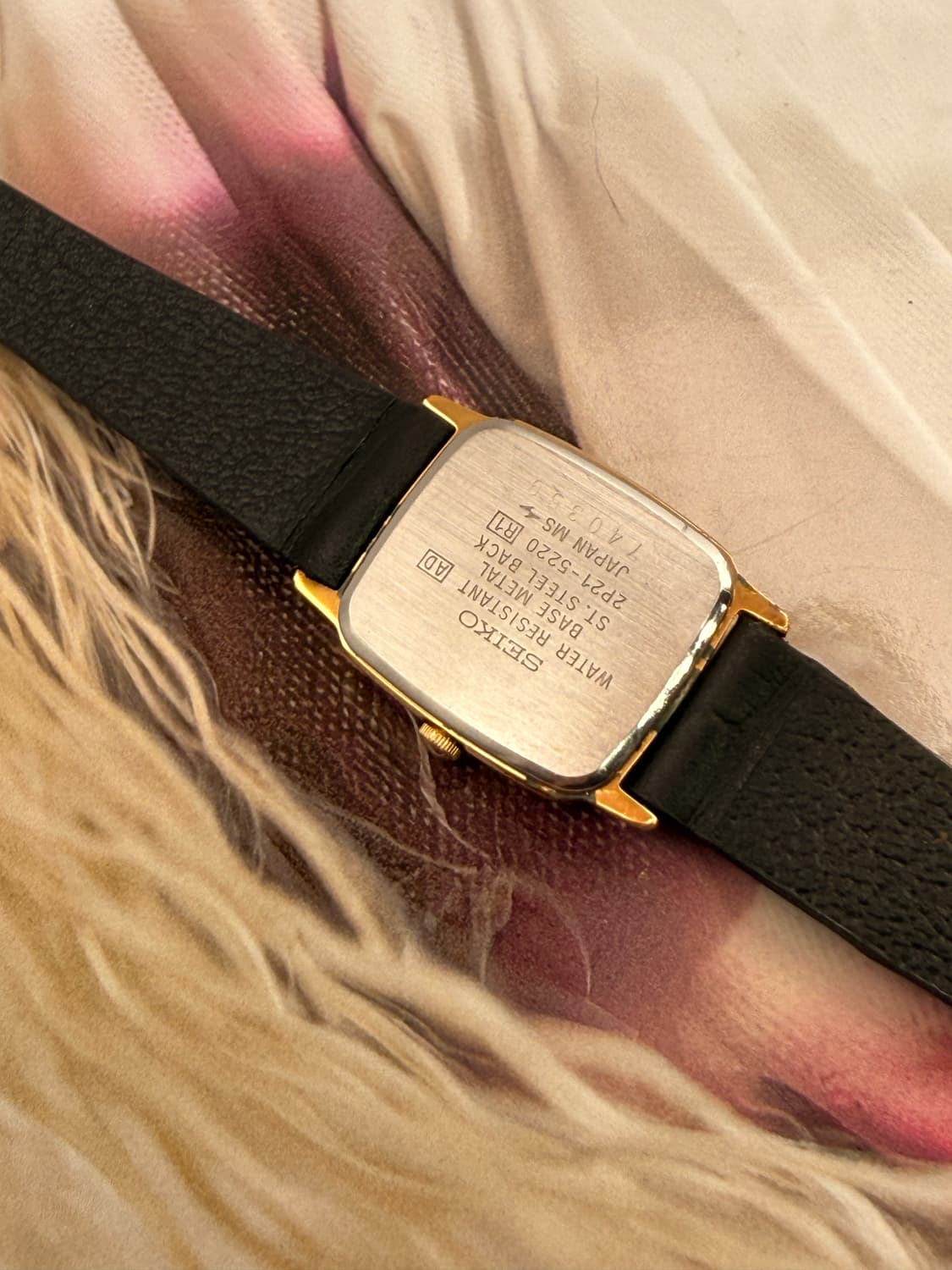 Seiko_1990s square vintage watch 상품이미지5