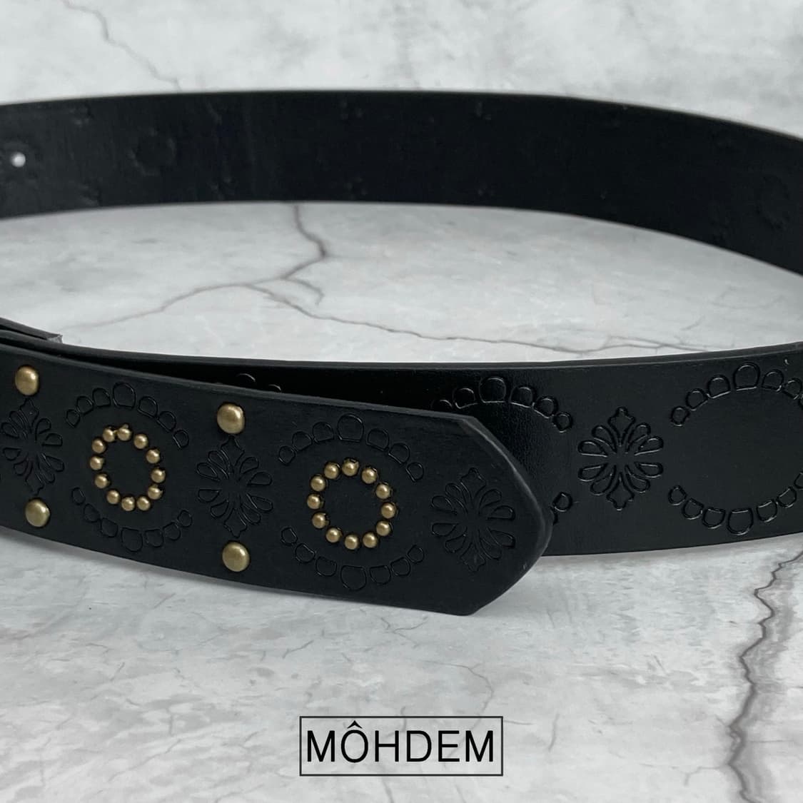 [Unisex] 에스닉 스터드 벨트 상품이미지5