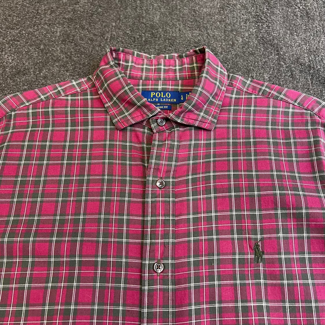 폴로 랄프로렌 체크 셔츠 상품이미지3