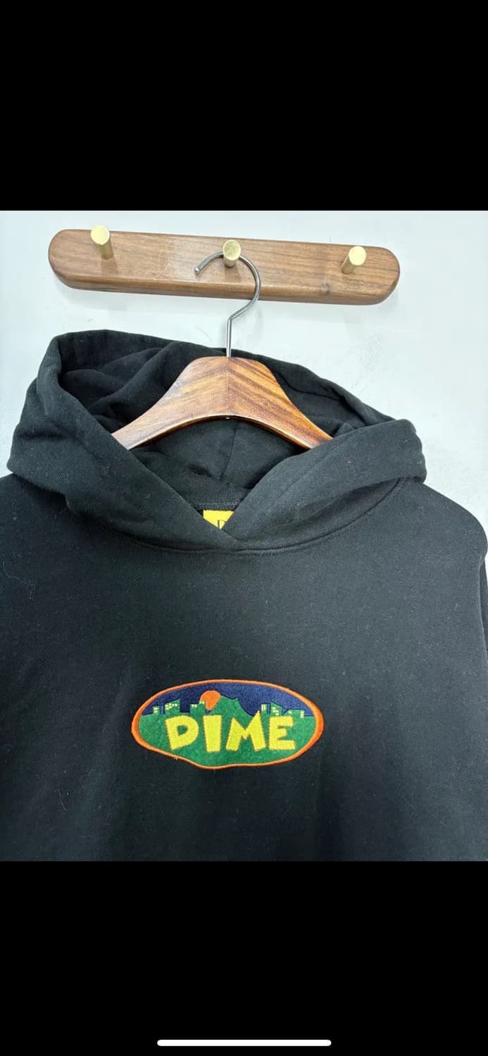 다임 빌르 후디 블랙 H2418 상품이미지3