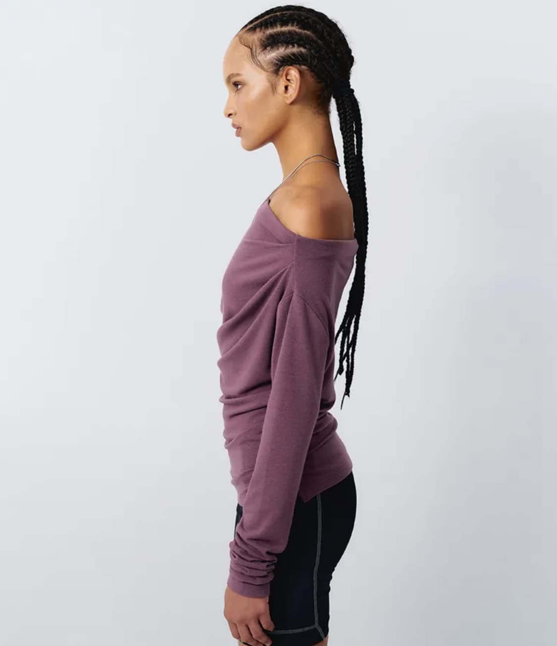 엘이이와이 OFF-SHOULDER SHRRING TOP 상품이미지4