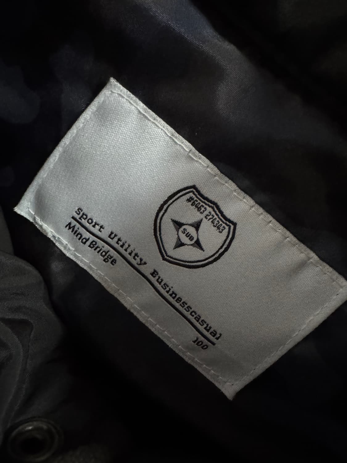 마인드브릿지 캐쥬얼 퀄팅 자켓 카키 M~L 상품이미지3