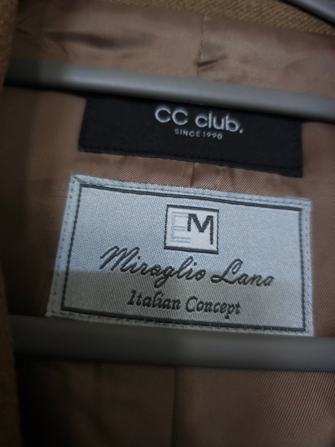 CC club 브라운 미롤리오 라나 울 자켓 상품이미지4