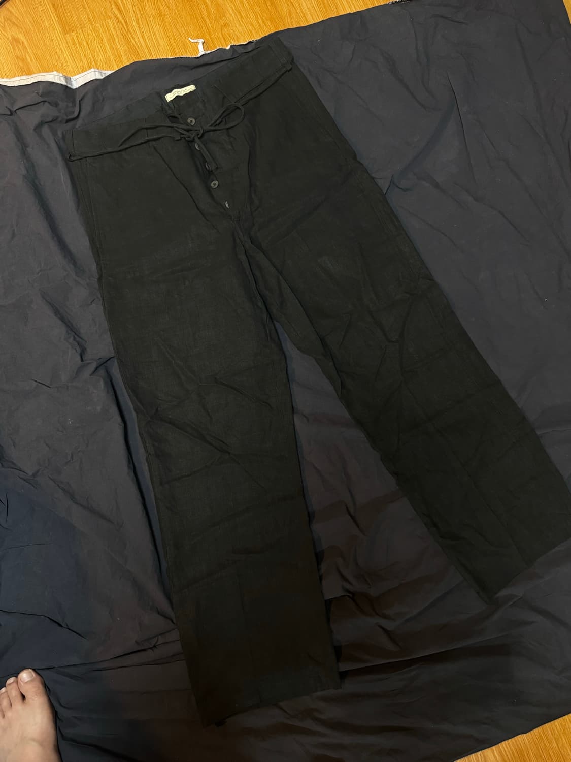 올드조 린넨 스트링 팬츠  상품이미지1