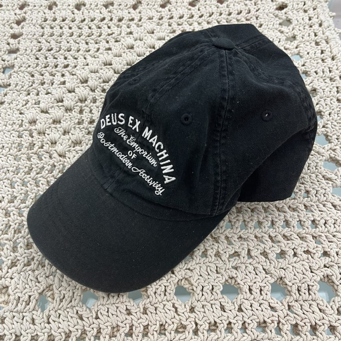데우스 엑스 마키나 빈티지 스트릿 레터링 캐주얼 볼캡 C10248 상품이미지3