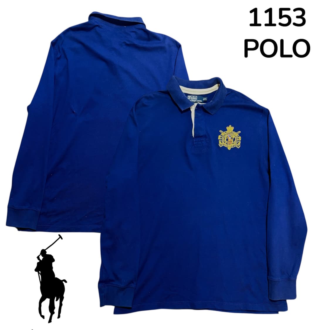 폴로 랄프로렌 커스텀핏 자수 럭비티 맨투맨 XXL 상품이미지1