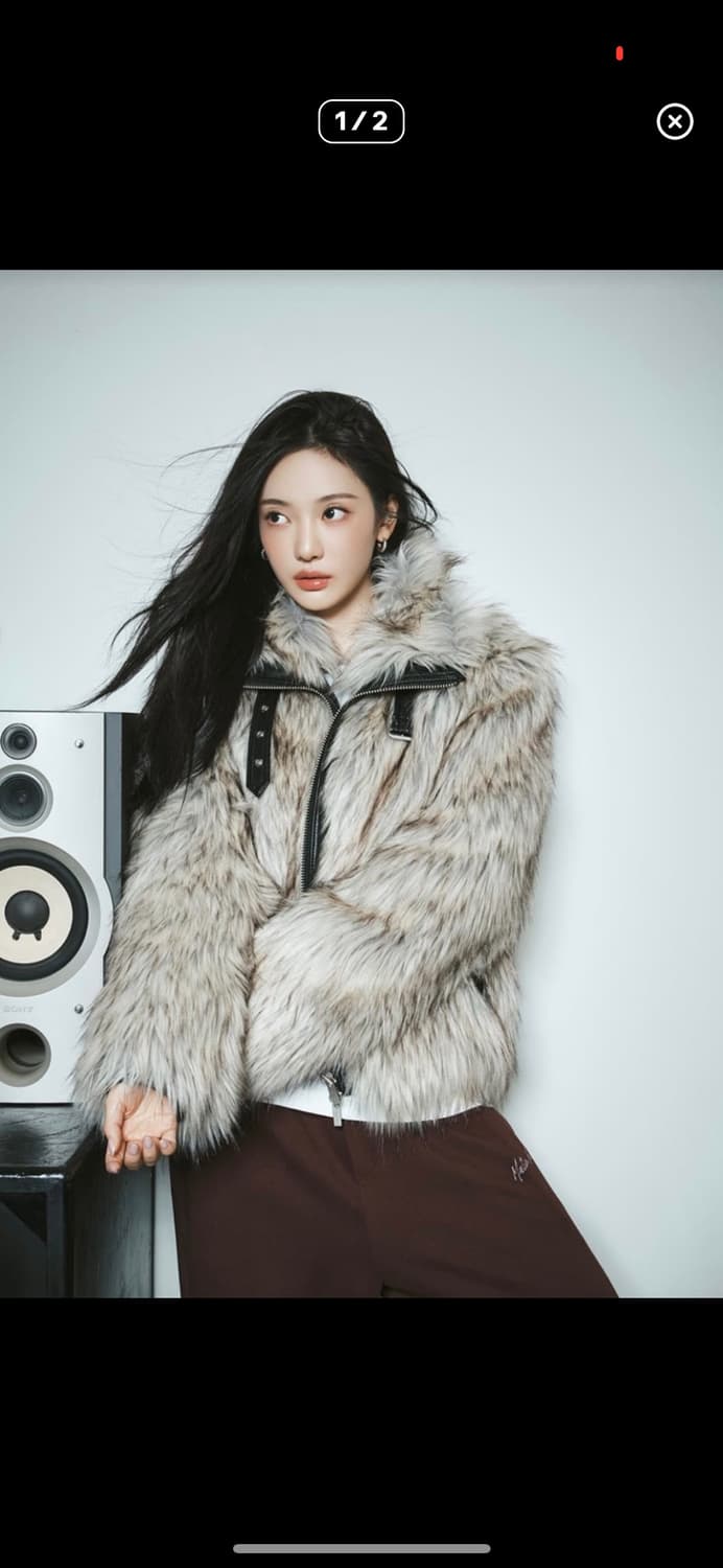 구해요) 마뗑킴 퍼자켓 아이보리 상품이미지1