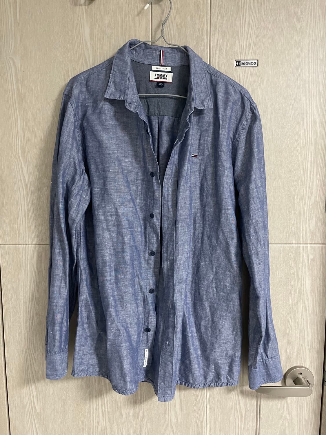 [L]타미진스 샴브레이 셔츠 레귤러핏 상품이미지1