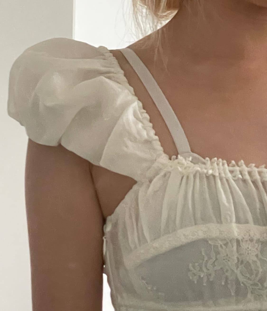 모리 퍼프 반팔 원피스 상품이미지2