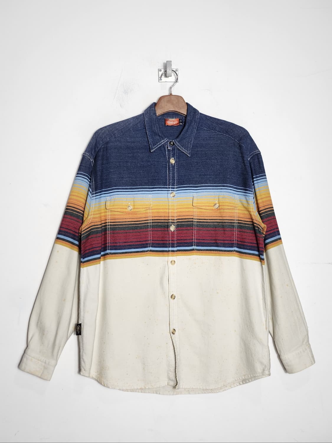 빈티지 웨스턴 데님 워크 셔츠 상품이미지1