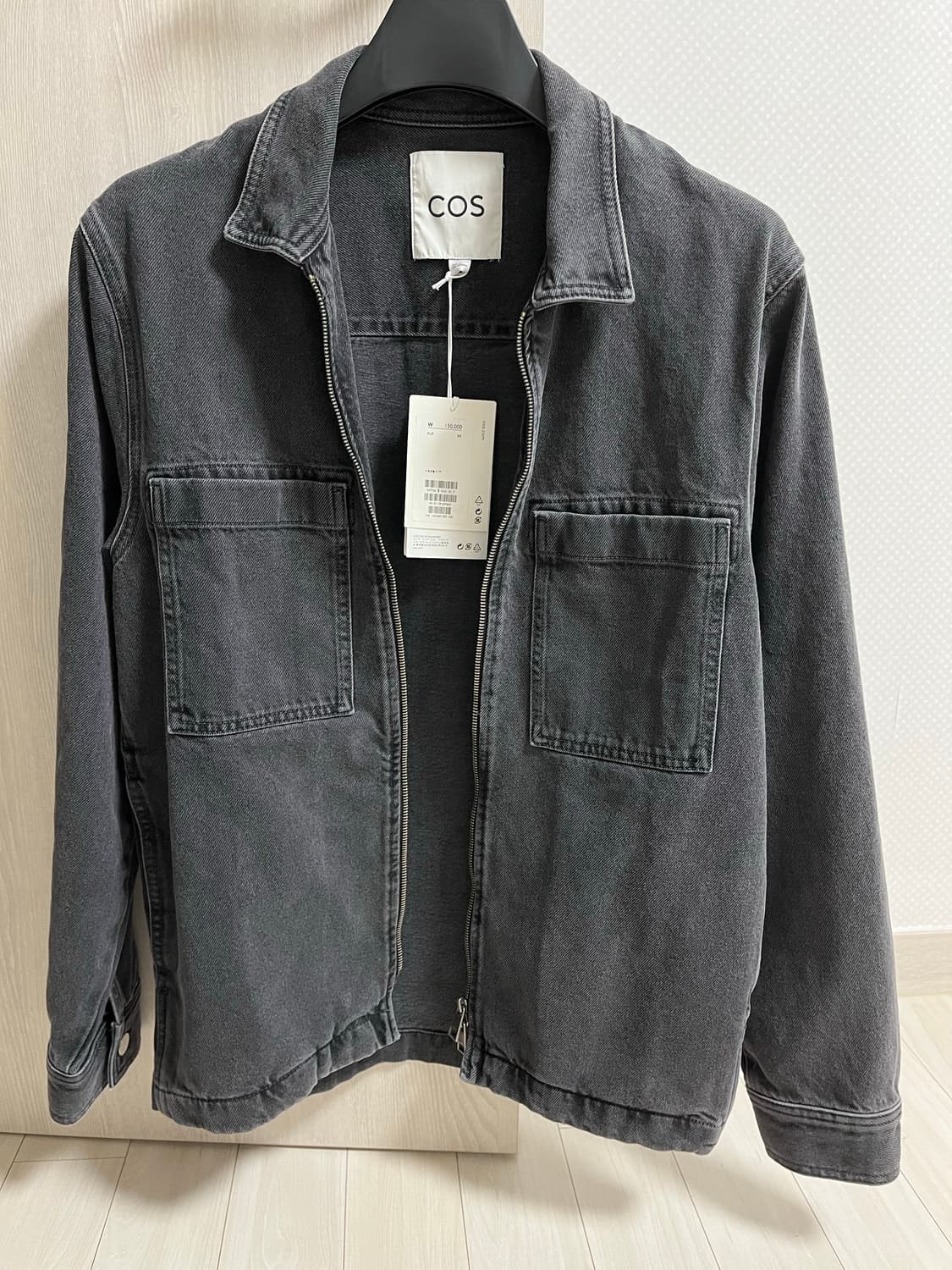 Cos 집업 데님 자켓 상품이미지2