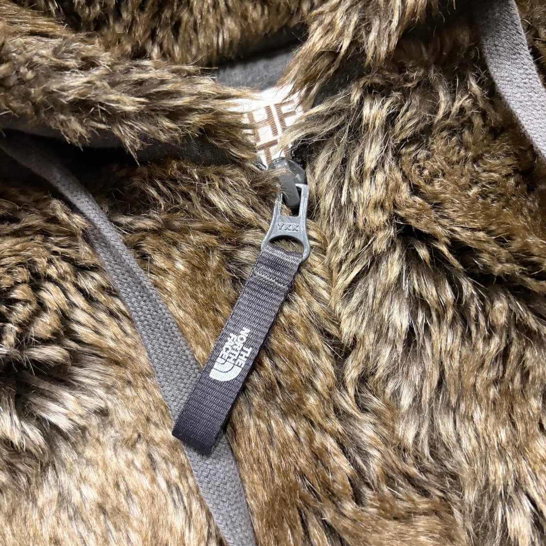 [90] 노스페이스 레딩 퍼 후드집업 그레이 B693 상품이미지4