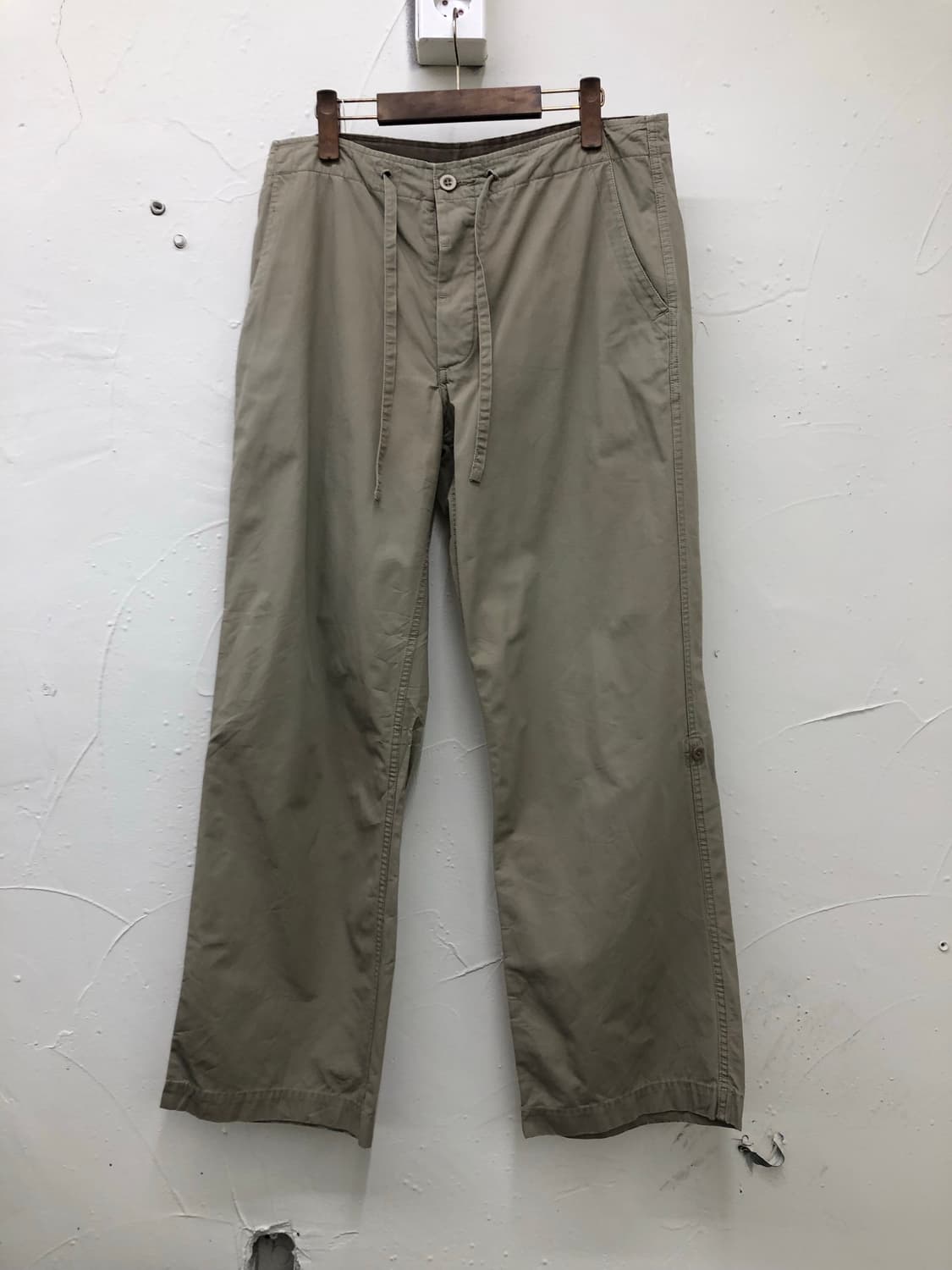 00s 올드갭 밴딩 코튼 팬츠 상품이미지1