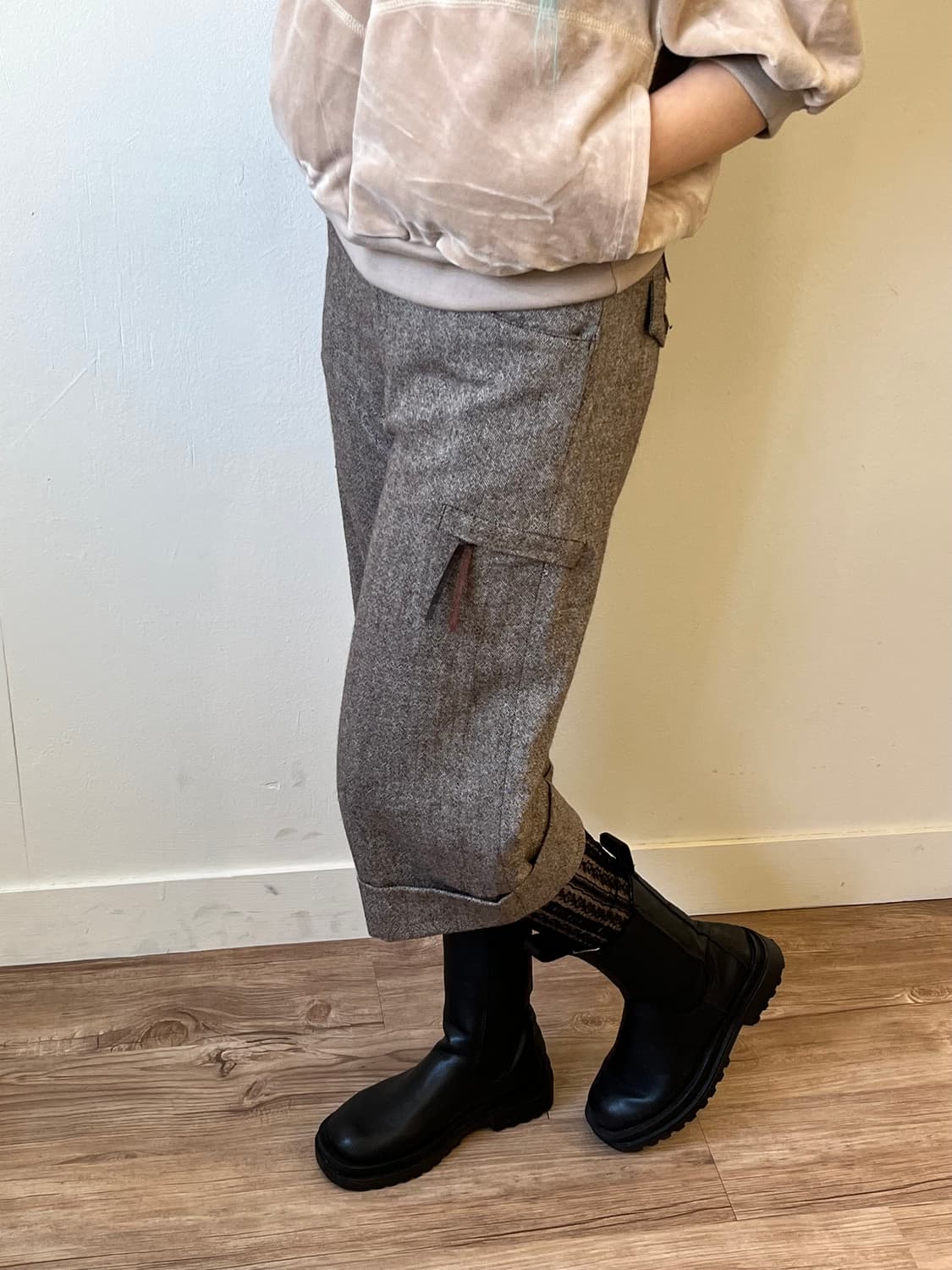 initial message 클래식 7부 팬츠 상품이미지6