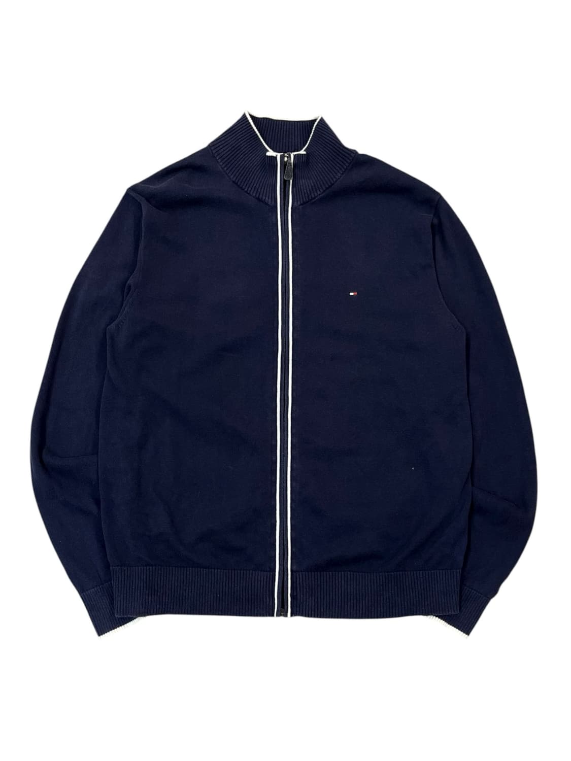 타미힐피거 니트 집업 네이비 XL #csz1861 상품이미지3