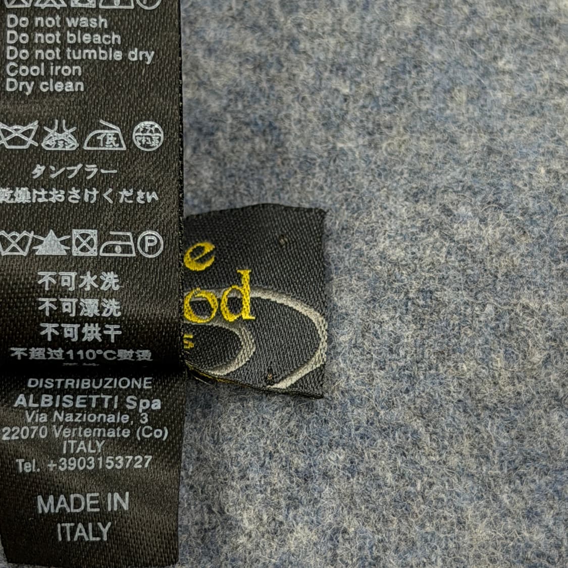 비비안웨스트우드 오브 머플러 목도리 블루 상품이미지5