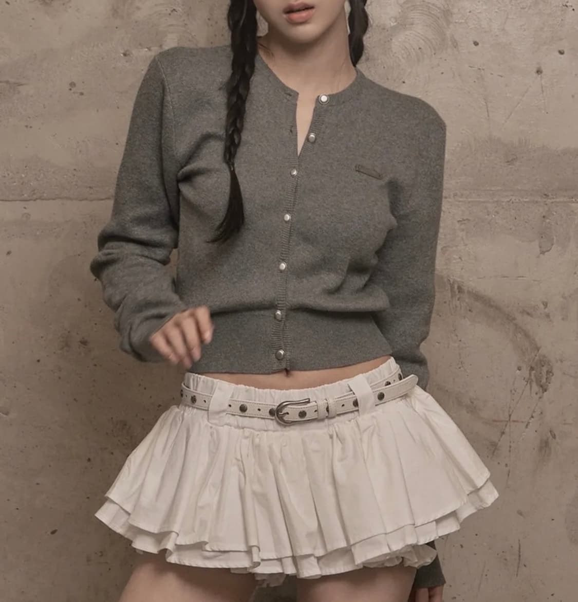 카키포인트 Signature Knit Cardigan 상품이미지1