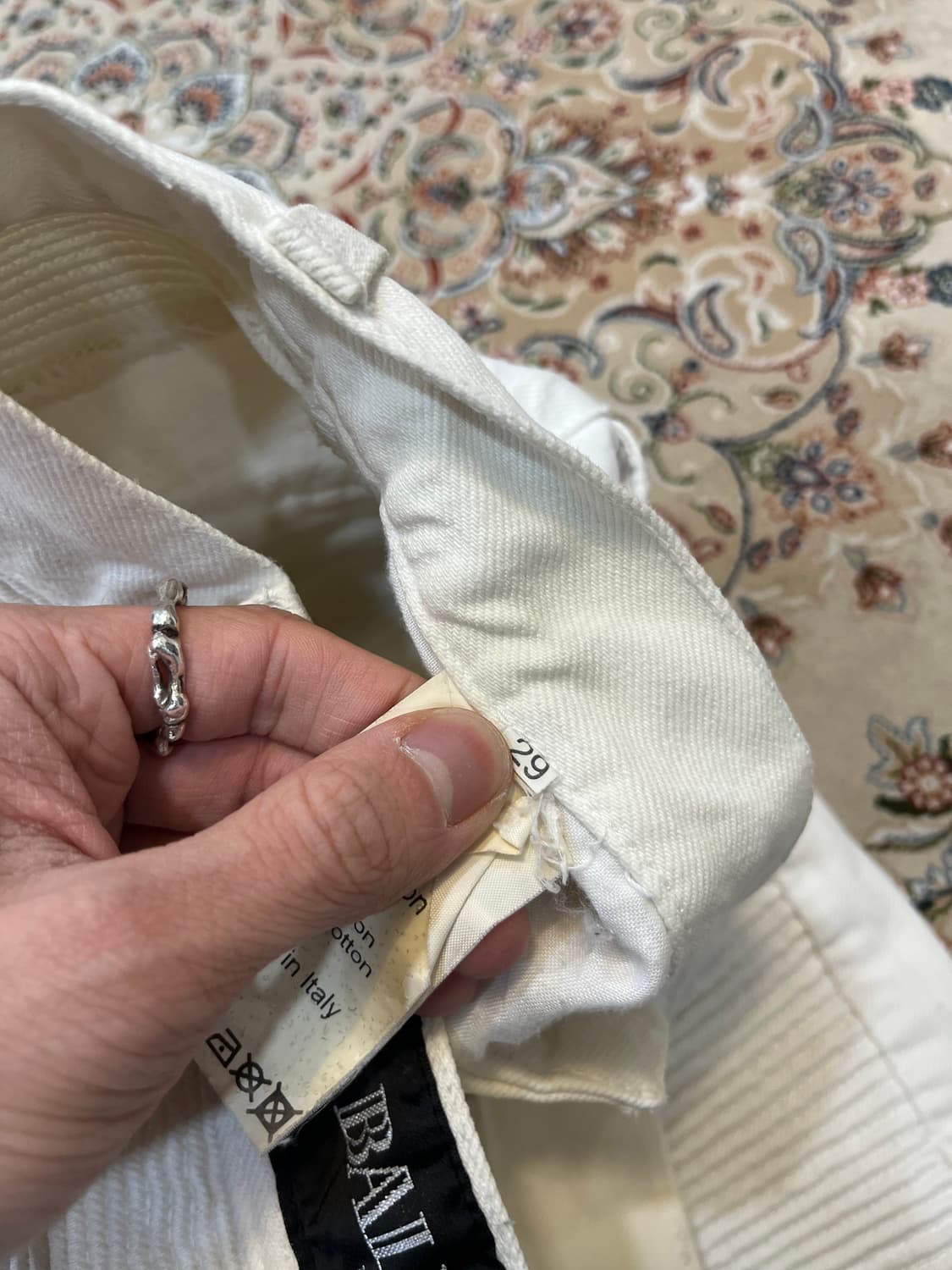 발망 바이커 데님 팬츠 바지 상품이미지7