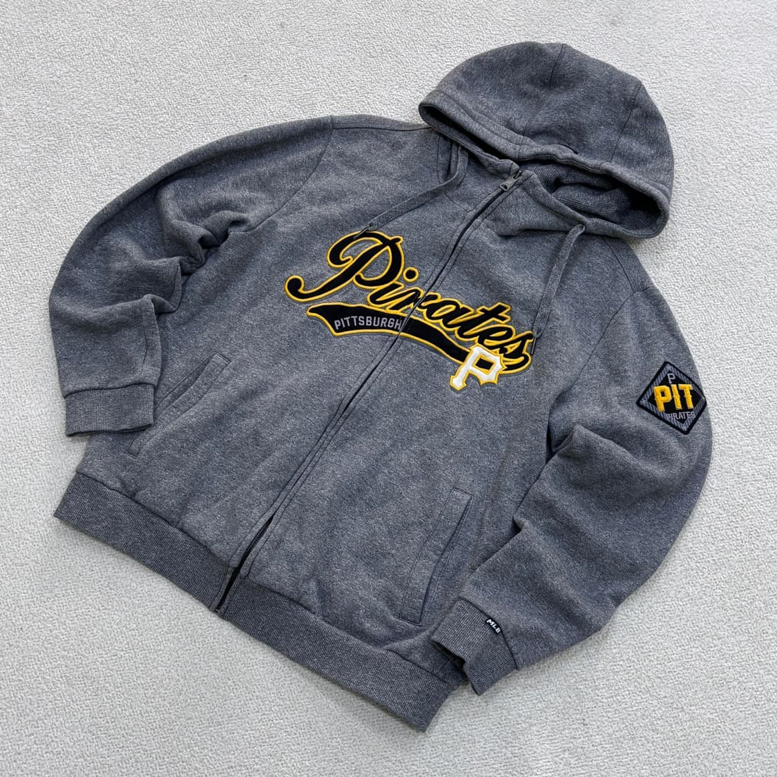 실측확인 MLB 피츠버그 워싱 후드집업 0407E1 상품이미지1