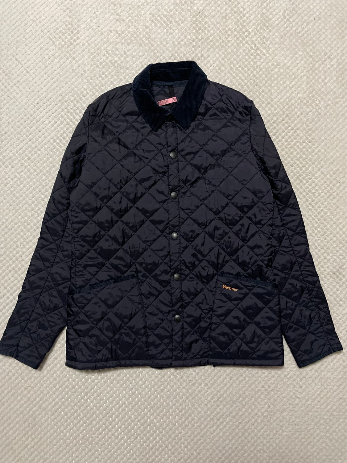 바버(Barbour) 헤리티지 리더스데일 퀼팅 자켓 네이비(클리닝O) 상품이미지1