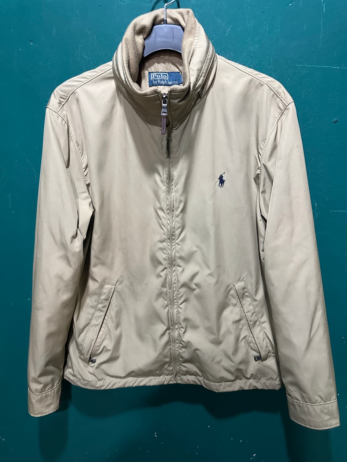 폴로 스윙톱 바람막이 베이지 M 상품이미지1