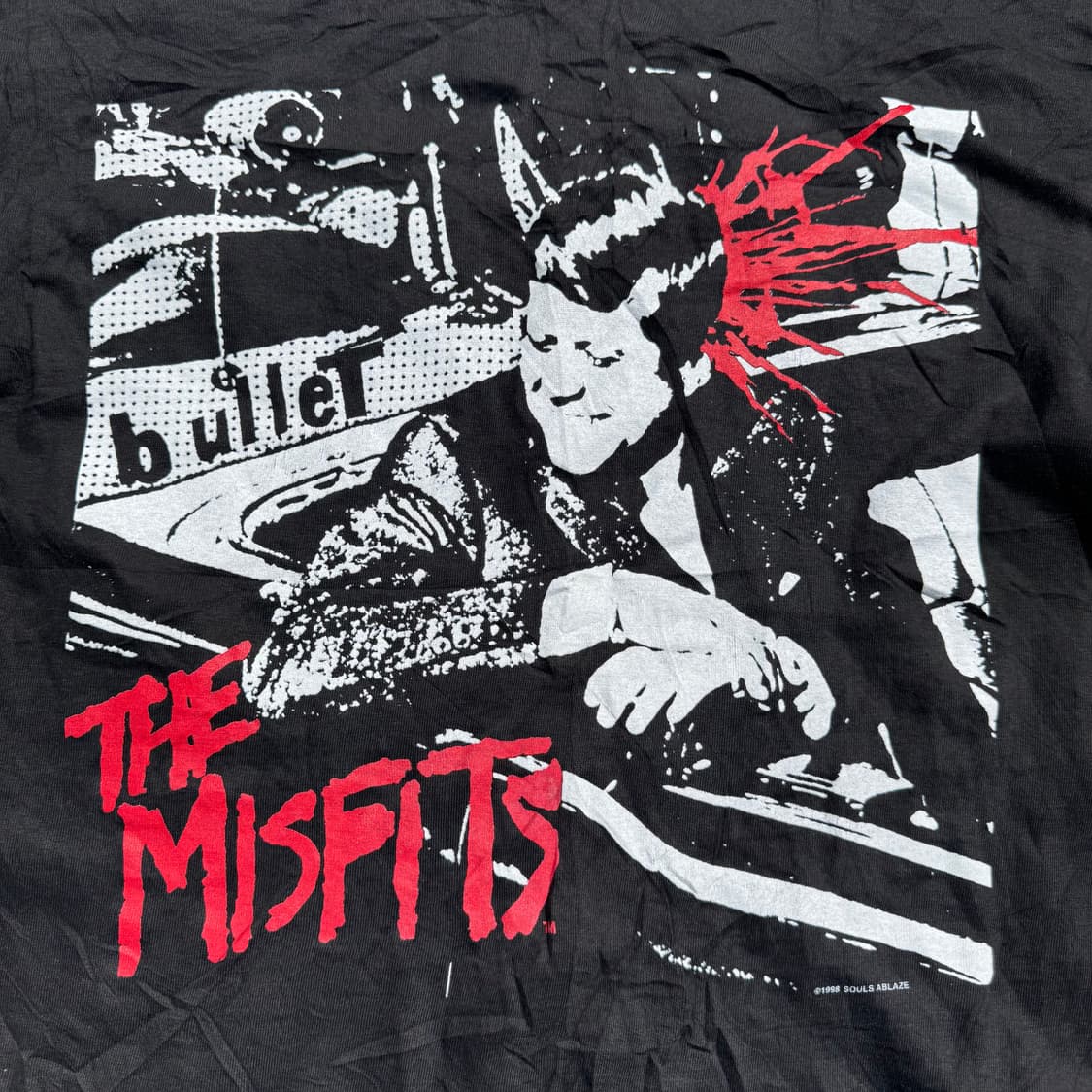 [M] 90s All sport The Misfits Bullet 티셔츠 상품이미지5