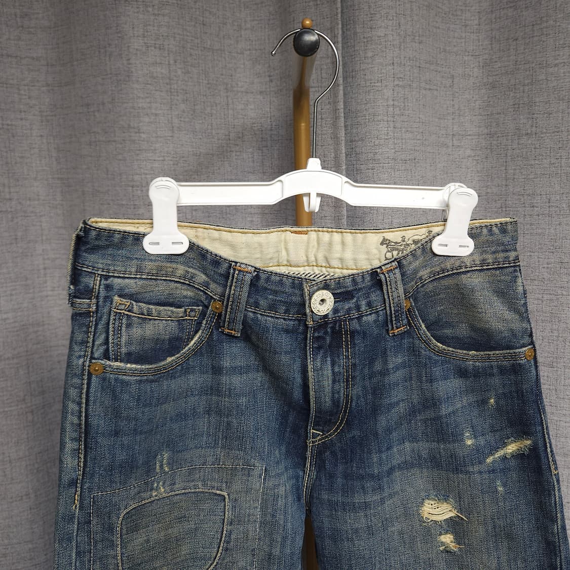 30 ) 리바이스 523 커스텀 빈티지 패치 스트레이트 청바지 상품이미지2