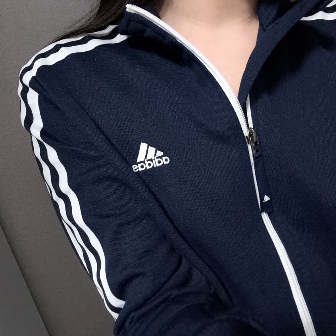 아디다스 네이비 져지/집업/브랜드/옷/교복아우터 상품이미지2