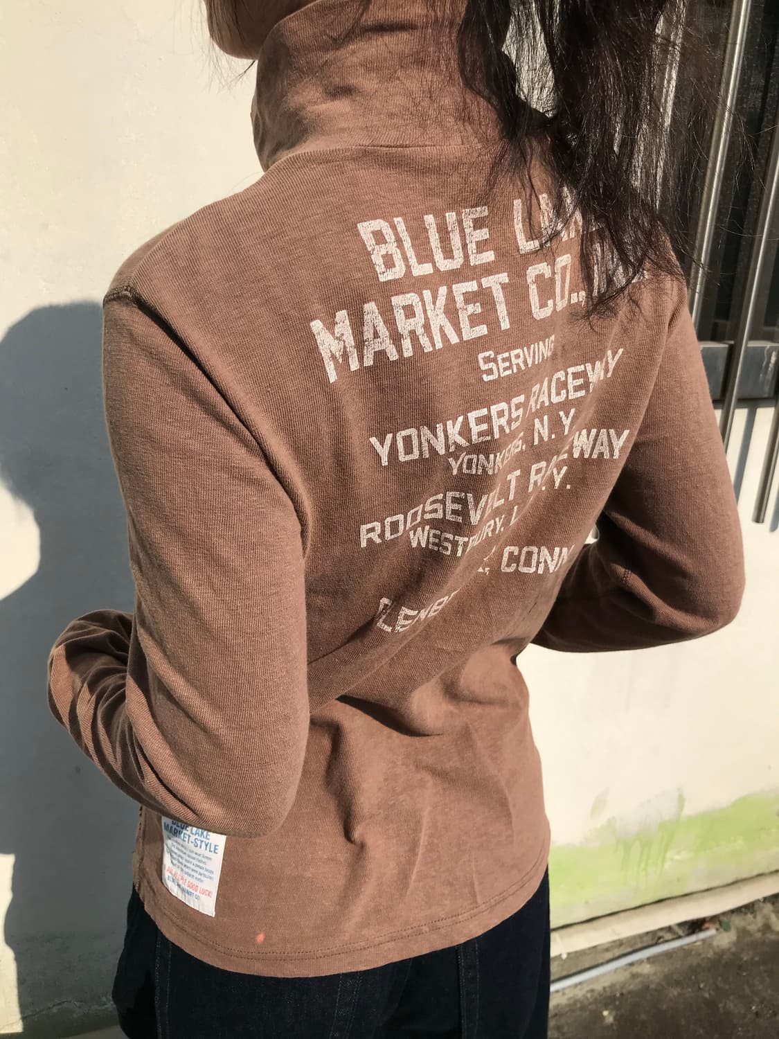 Blue Lake Market 집업 롱 슬리브 상품이미지5