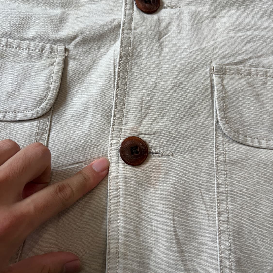 L.L.bean 엘엘빈 아이보리 헌팅 자켓 상품이미지4