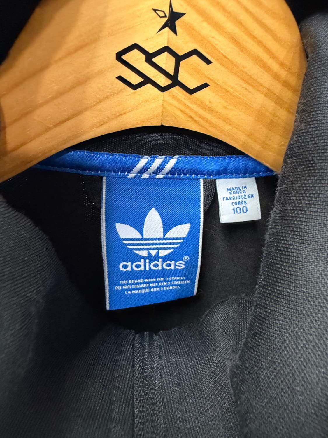 정품) 아디다스 유로파져지 트랙탑 블랙 100 상품이미지5