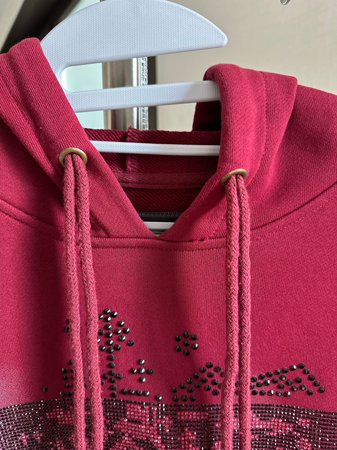 ACHIHARA 후드티 페이크 레이어드 루즈핏 롱 후디 상품이미지5