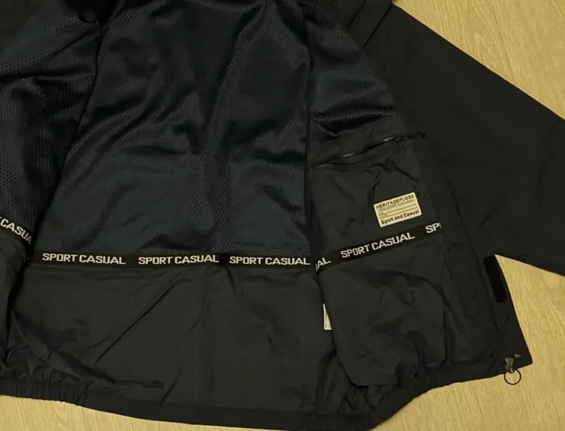 헤리티지플로스 세일링 자켓 L 네이비 상품이미지3