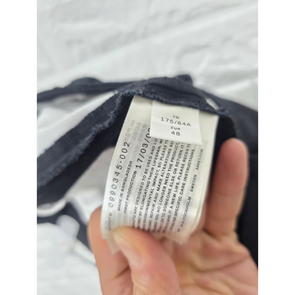 아르켓 ARKET 블랙 슬랙스 31인치 상품이미지3