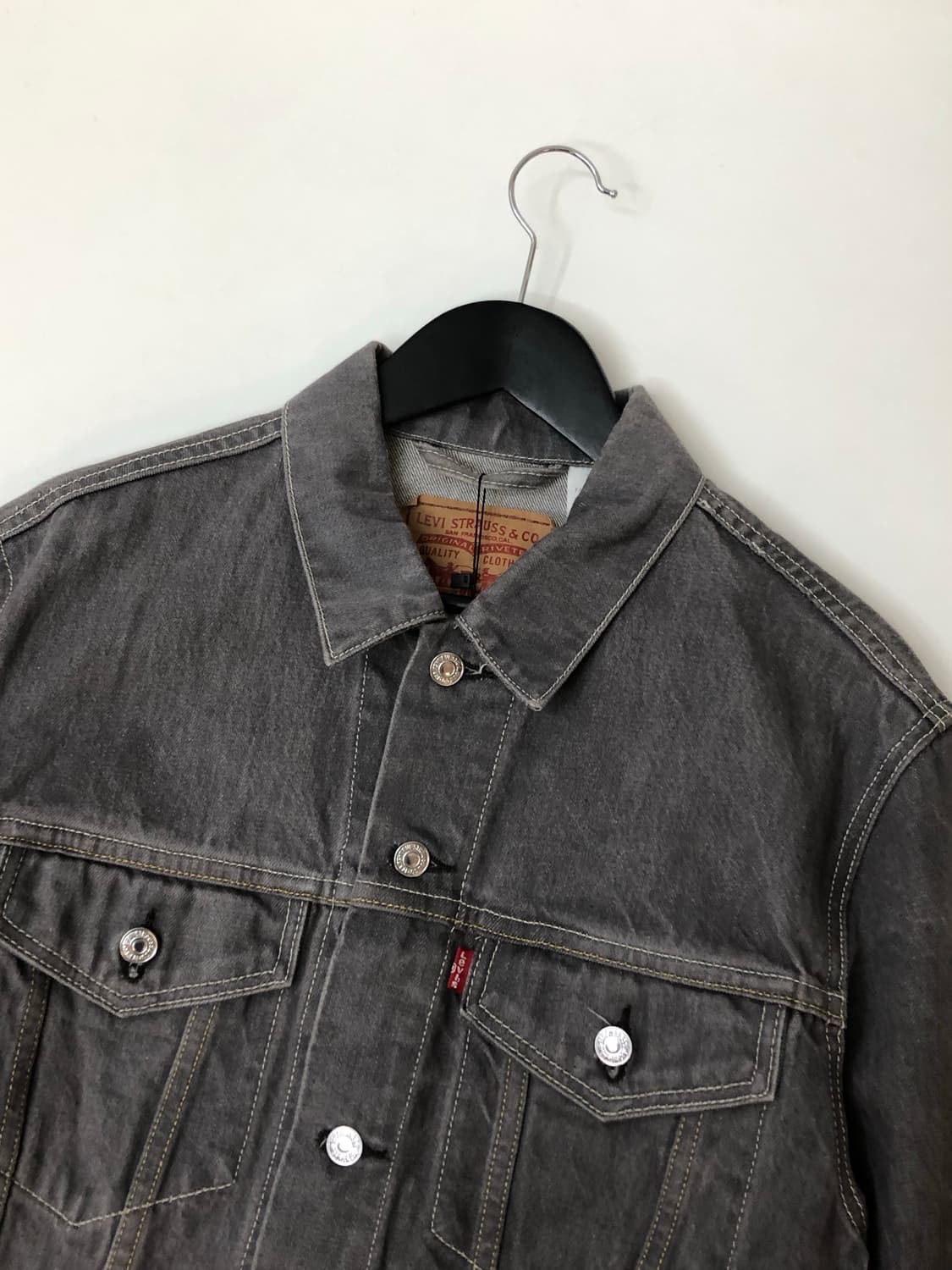 Levi's 리바이스 그레이 데님 자켓 상품이미지1