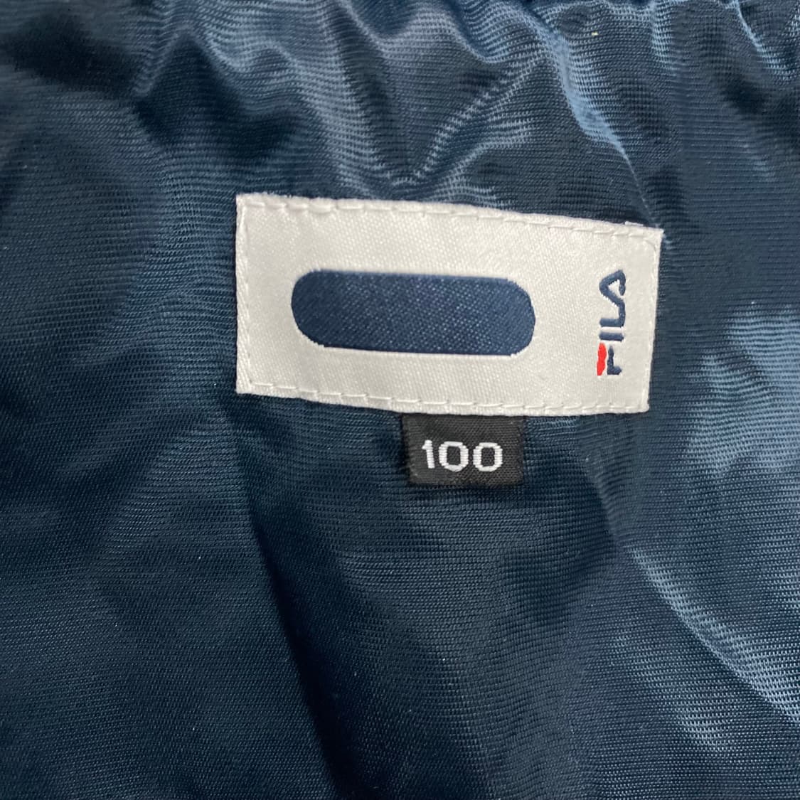 휠라 두산 베어스 네이비 컬러 스타디움 바시티 자켓 상품이미지6