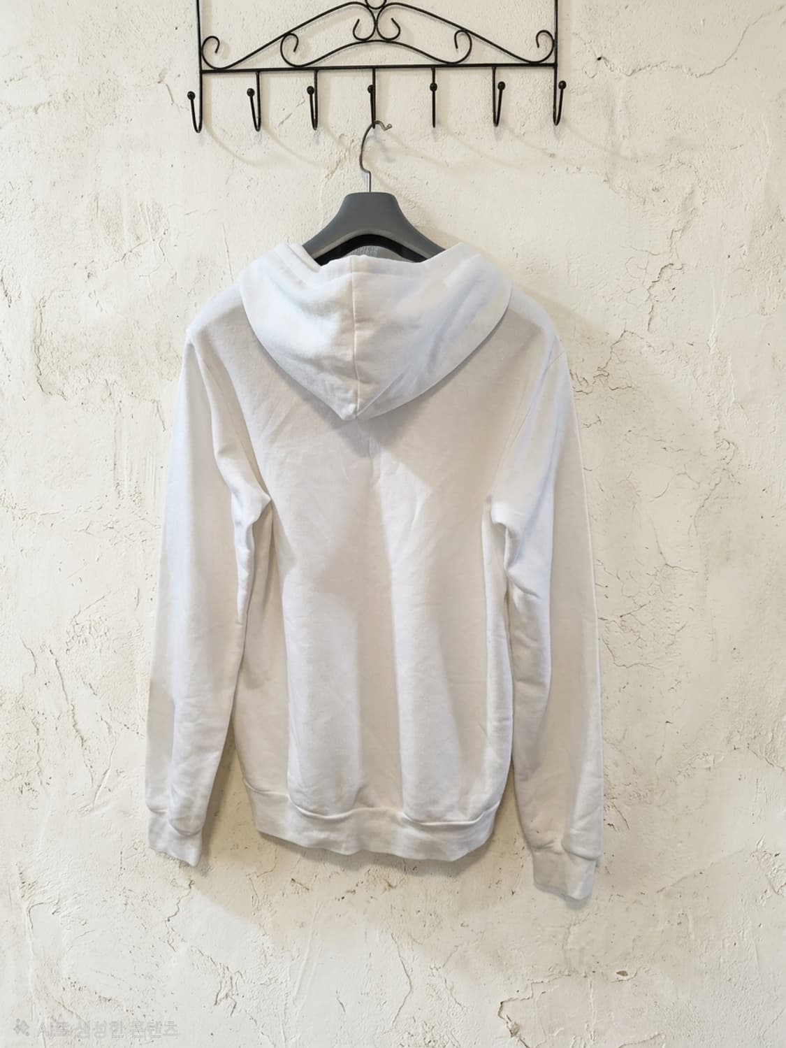 아디다스 화이트 후드티 M 상품이미지2