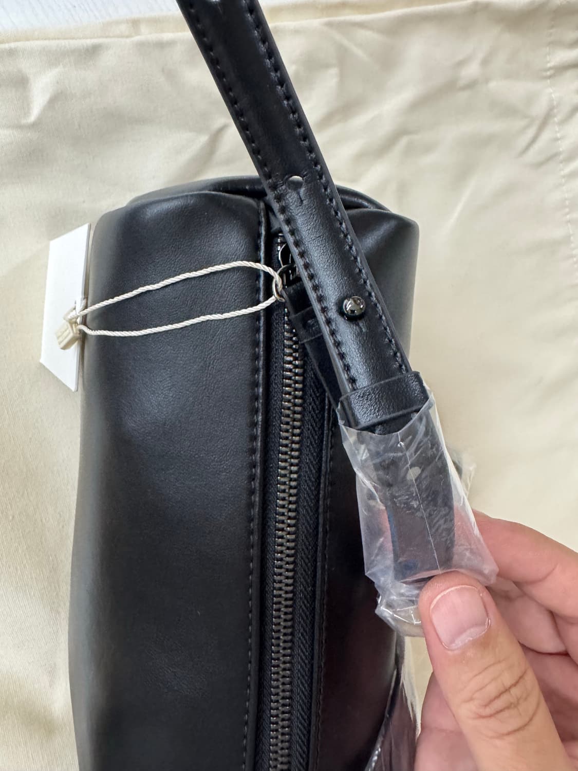 (새상품)파사드패턴 캐빈백 블랙 상품이미지4