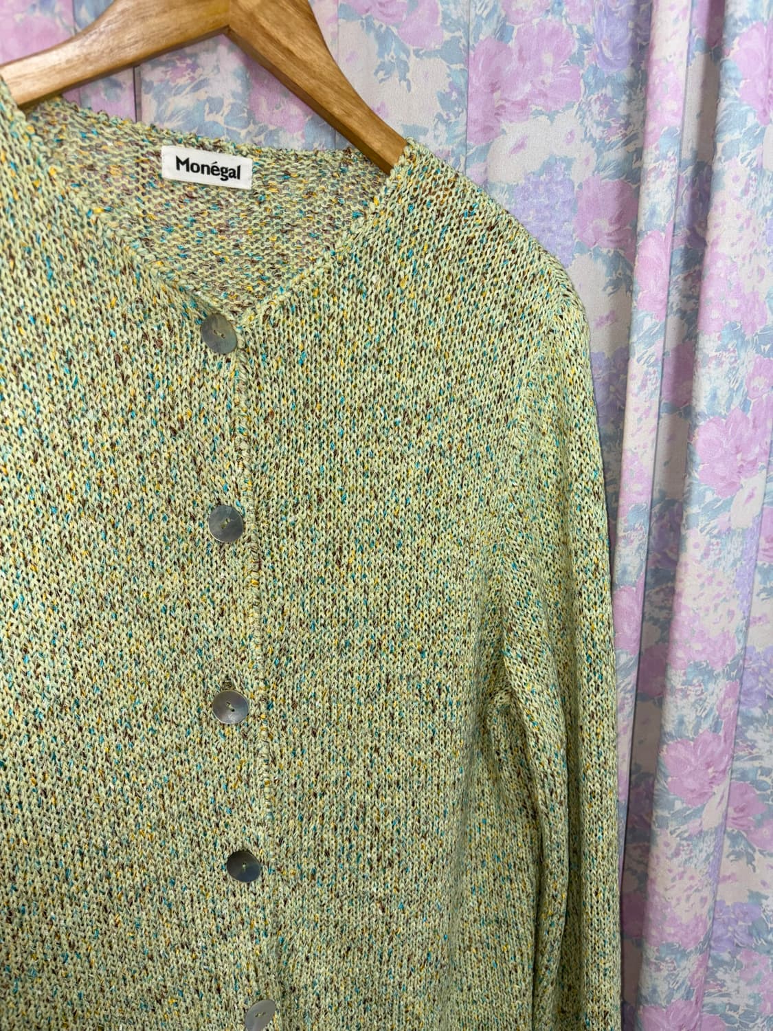 연두 보카시 니트 가디건 상품이미지6