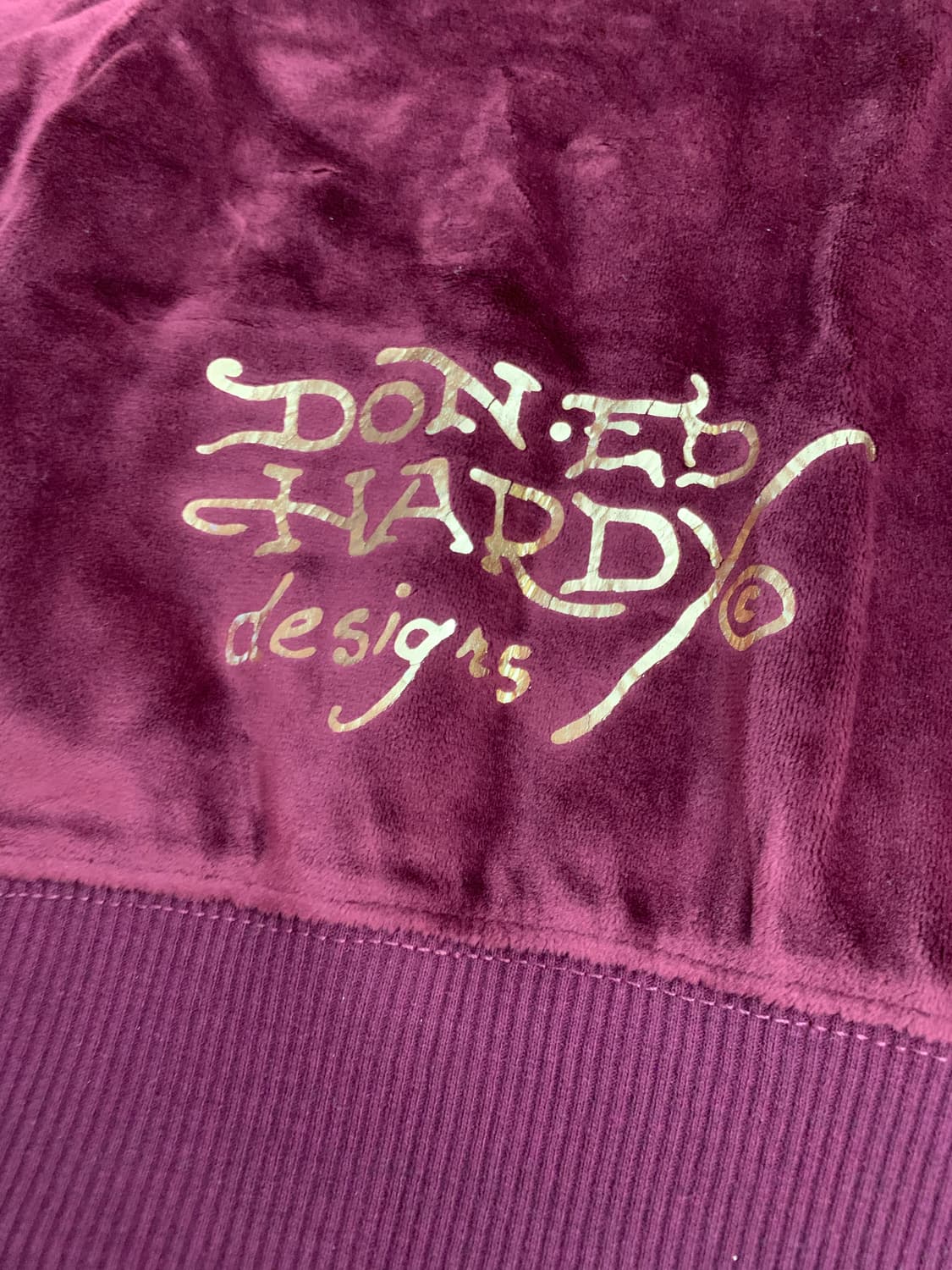 [새제품] 에드 하디 벨루아 벨벳 후드집업 상품이미지7