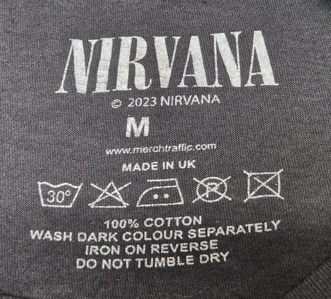 [M,실측 XL] 너바나 3집 IN UTERO 오피셜 티셔츠 -138 상품이미지3