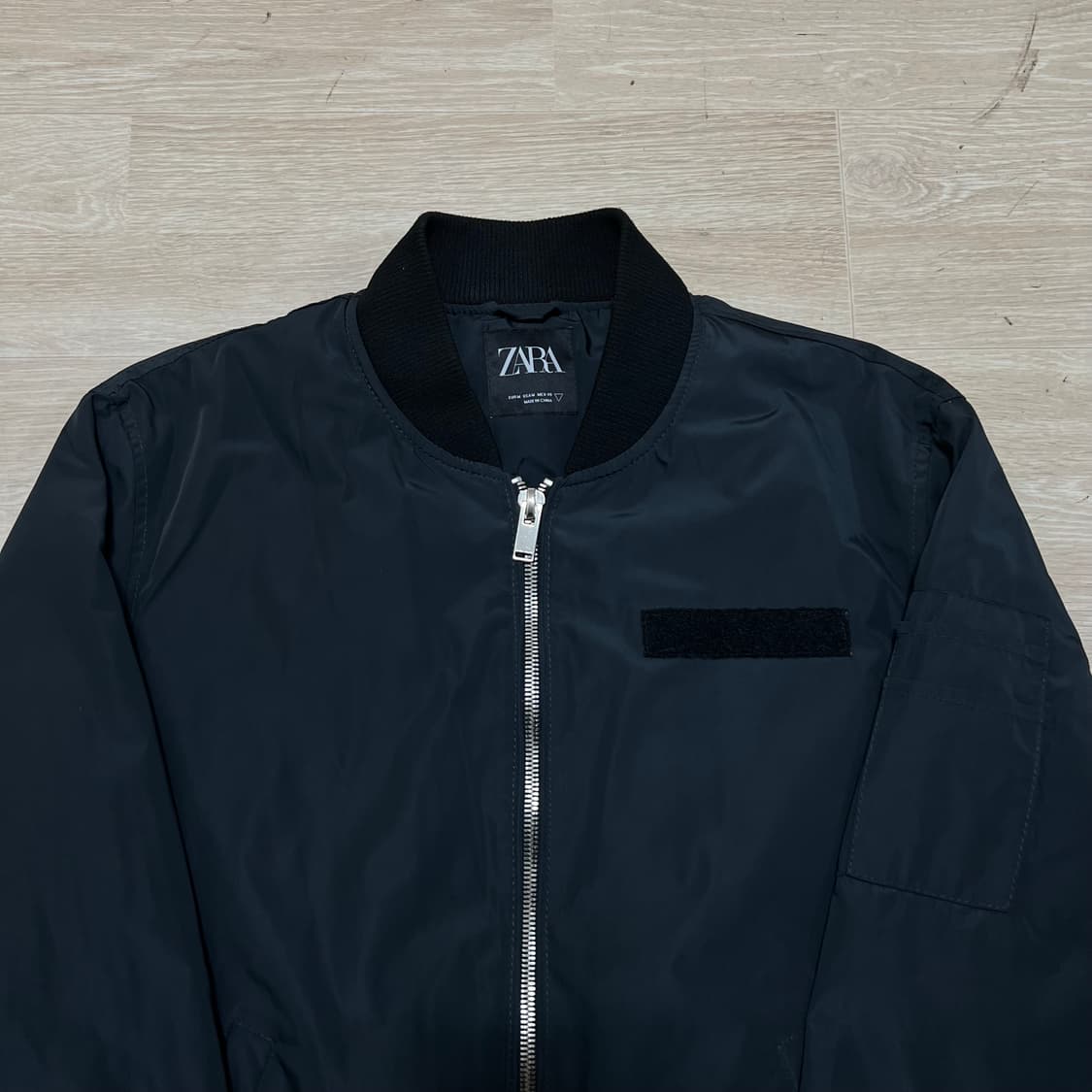 자라 블루종 MA-1 항공점퍼 봄버자켓 [블랙] M/95 상품이미지2