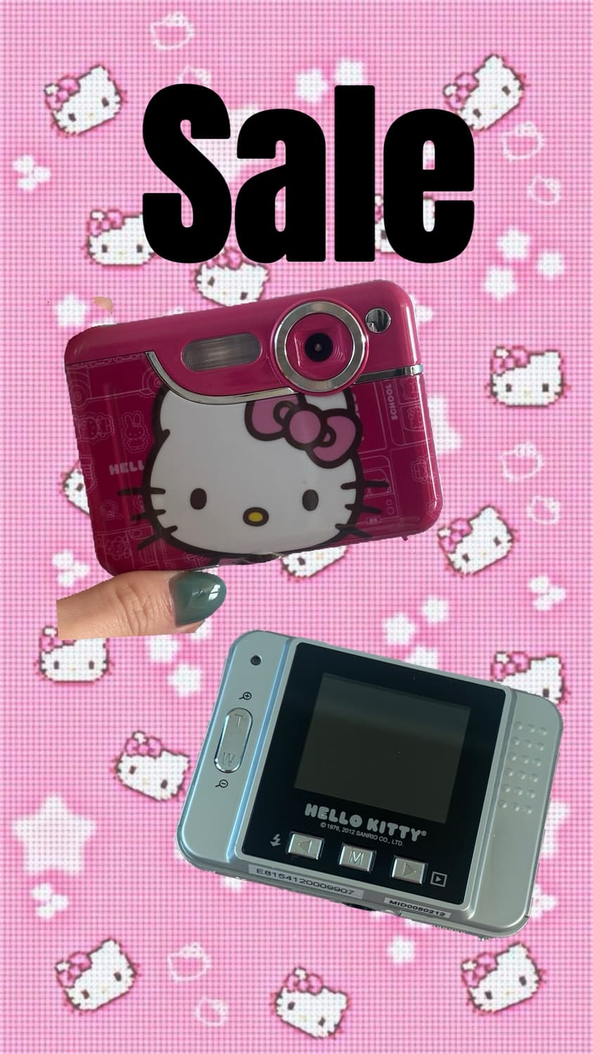 희귀‼️ 헬로키티 갸루맛 디카 상품이미지1