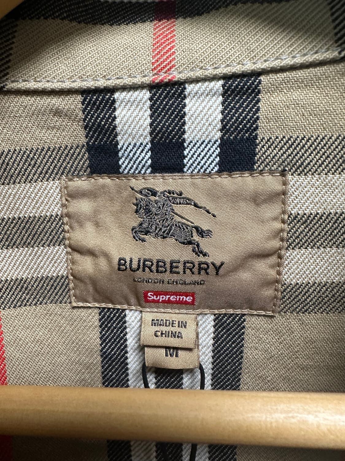 슈프림 버버리 데님 트러커 상품이미지4